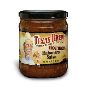 Texas Brew Hot Iron Habanero - Texas Brew Salsa